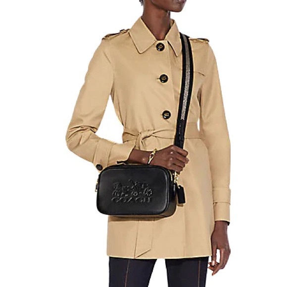 Coach
EMBOSSED HORSE AND CARRIAGE JES CROSSBODY Black Leather Crossbody Bag - Picture 13 of 14